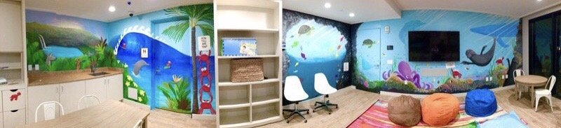 Timbers Tykes Mural by Hawaii artist Jan Tetsutani
